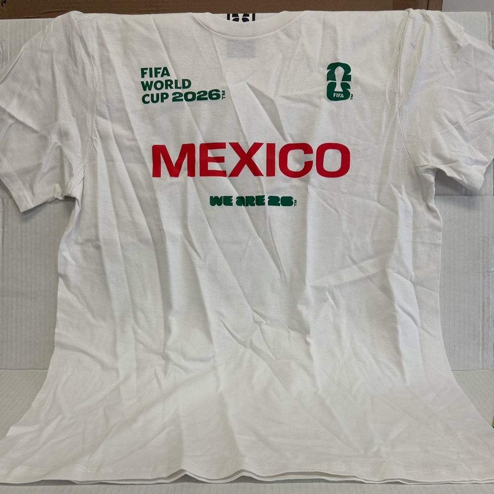 Mexico FIFA World Cup 2026 Short Sleeve Tee - White/Red/Green